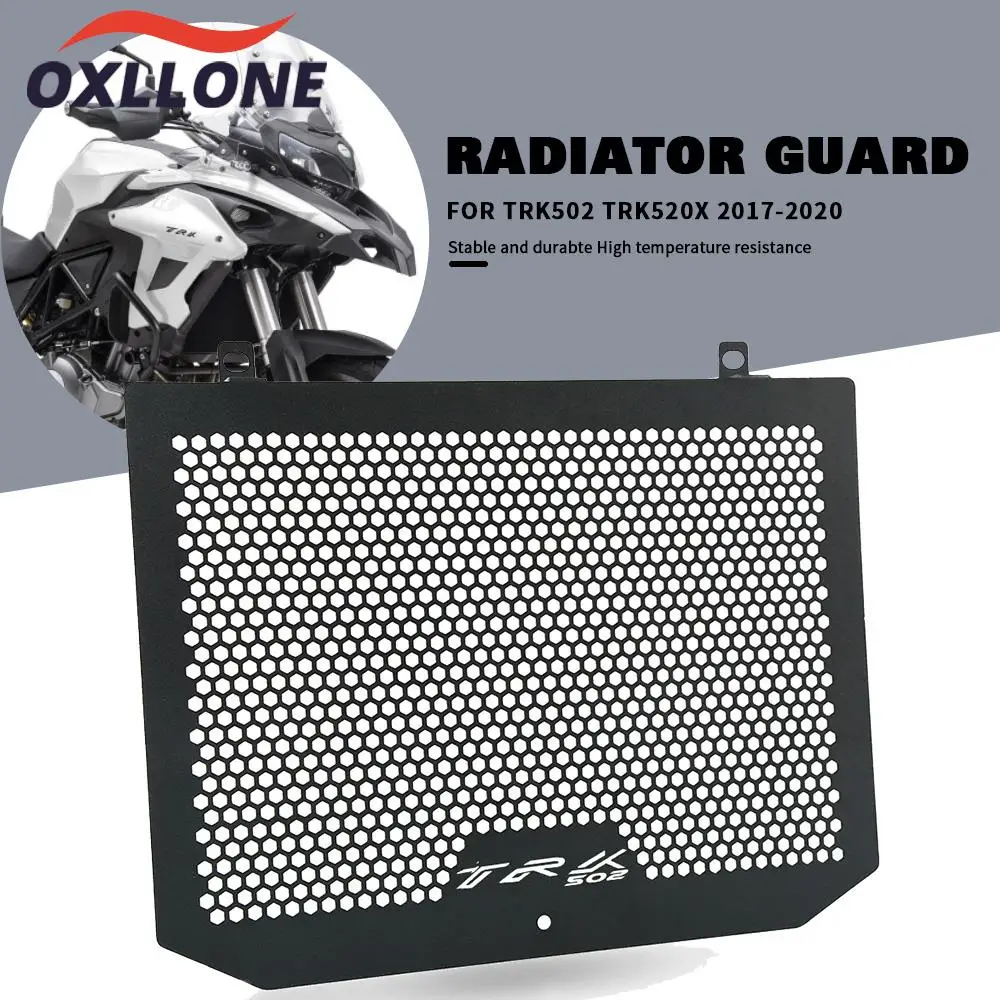 

Motorcycle Accessories Stainless Steel Radiator Guard Protector Grille Cover For Benelli TRK 502 502X TRK502 2017-2020 2021 2022