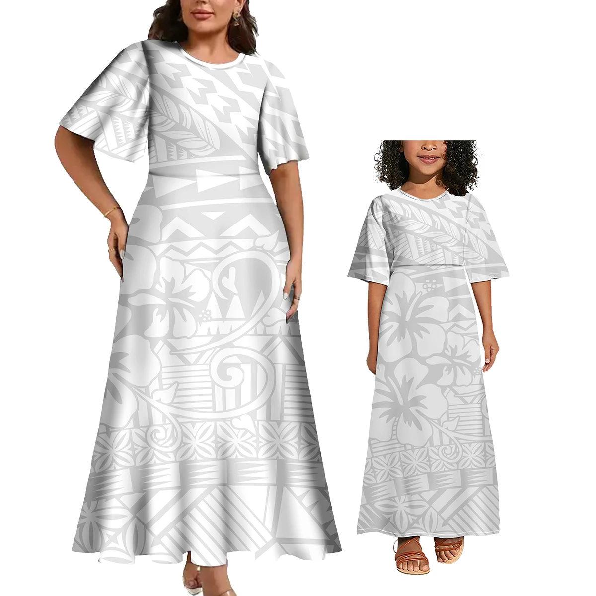 Оптовая продажа повседневный Семейный комплект полинезийские этнические