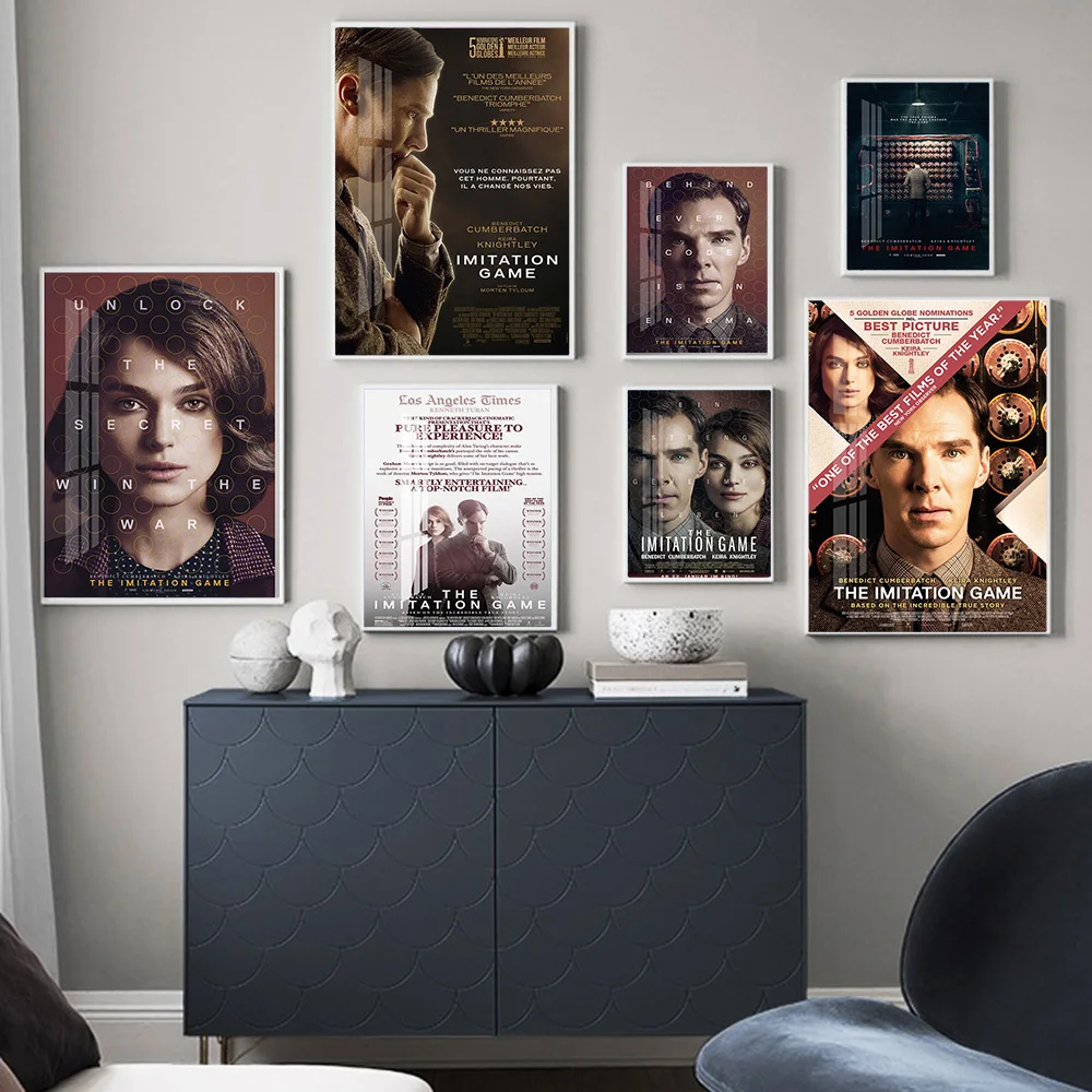 

The Imitation Game American Historical Drama Film Modern Art Print Poster Movie Canvas Painting Video Room Decor Wall Stickers