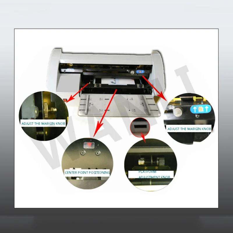 SSB-001 Electric Paper Cutter A4 Semi-Automatic Business Card Cutting Card Cutting Machine Business Card Cutting Machine images - 6