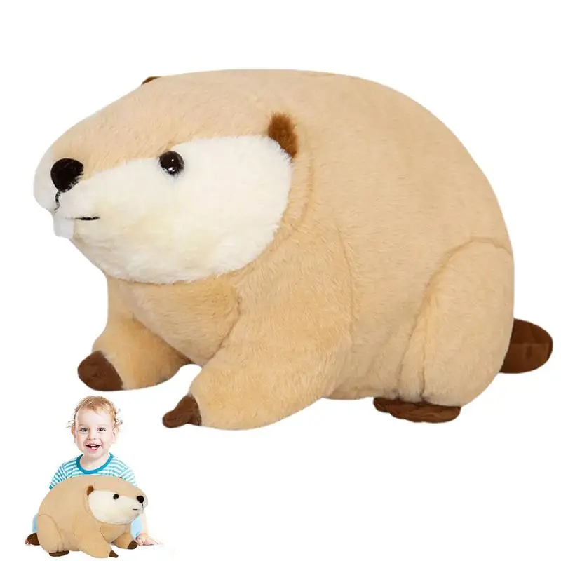 

Stuffed Nutria Lovely Nutria Stuffed Animal Nutria Pillow Attractive Toy PP Cotton Stuffed Hugging Toy Soft Pillow Toy For Home