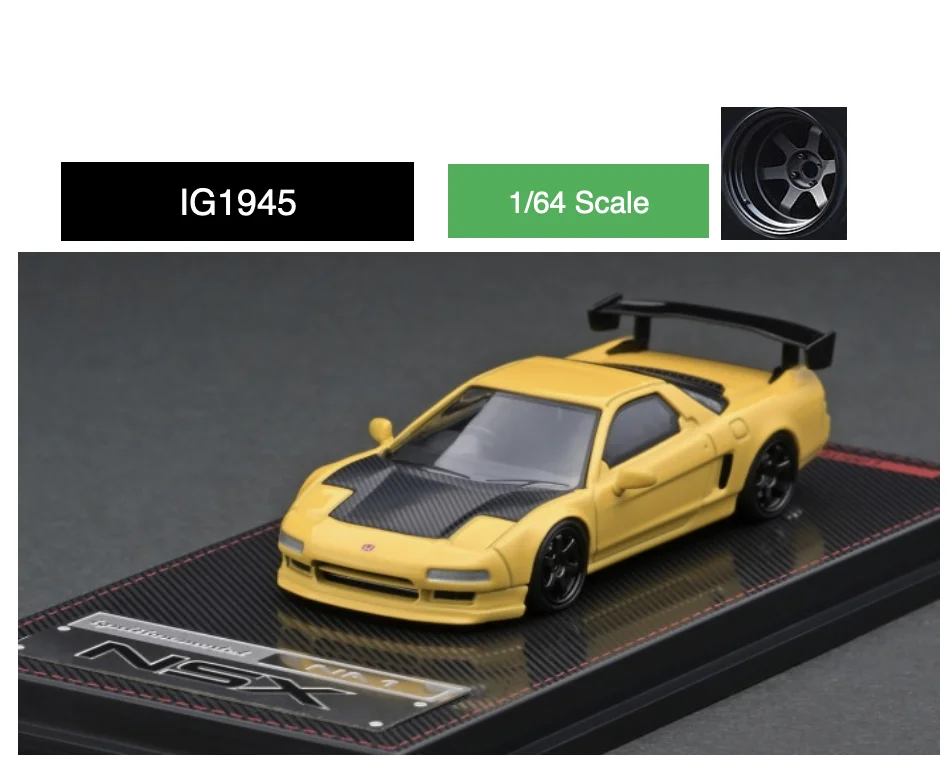 IG 1:64 NSX NA1 модель автомобиля из сплава коллекция японских суперавтомобилей