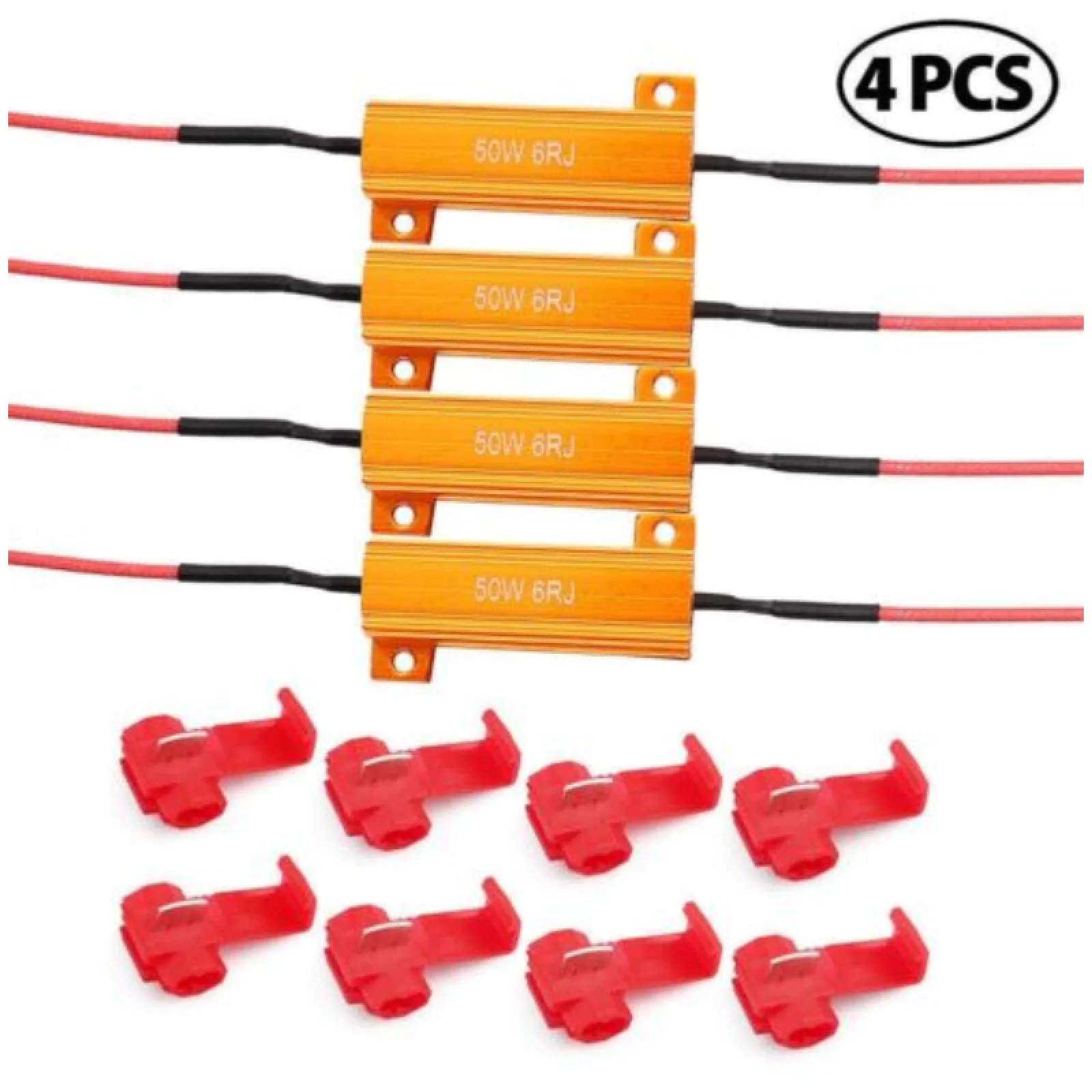 4 шт./комплект, резисторы для зарядки автомобиля