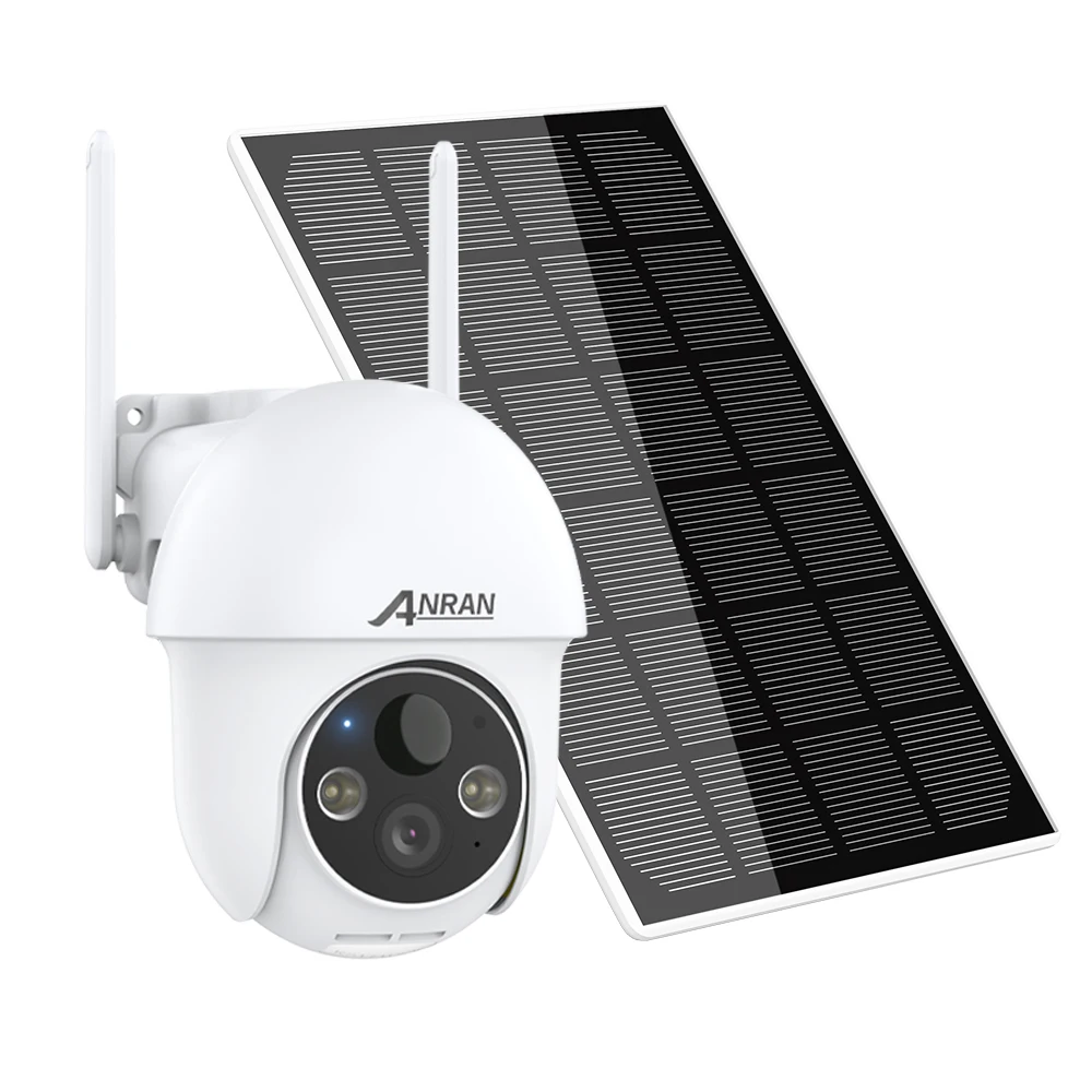 

ANRAN 5MP Solar Battery Camera PIR Humanoid Detect Auto Tracking Wireless Outdoor Surveillance Camera Colorful Night Vision