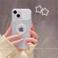 camera protection ring holder phone case for iphone 12 11 13 pro max xr xs max x 7 8 plus shockproof bumper clear back cover