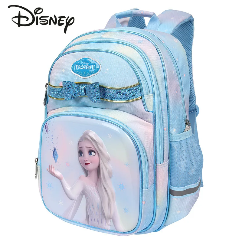 Disney's New School Girls' Backpack Fashion High Quality Large Capacity Student Backpack Cartoon Lightweight Women's Backpack