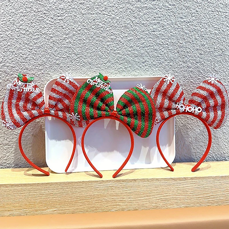 2024 детская повязка на голову Рождество косплей мультяшный лось снежинка бант для