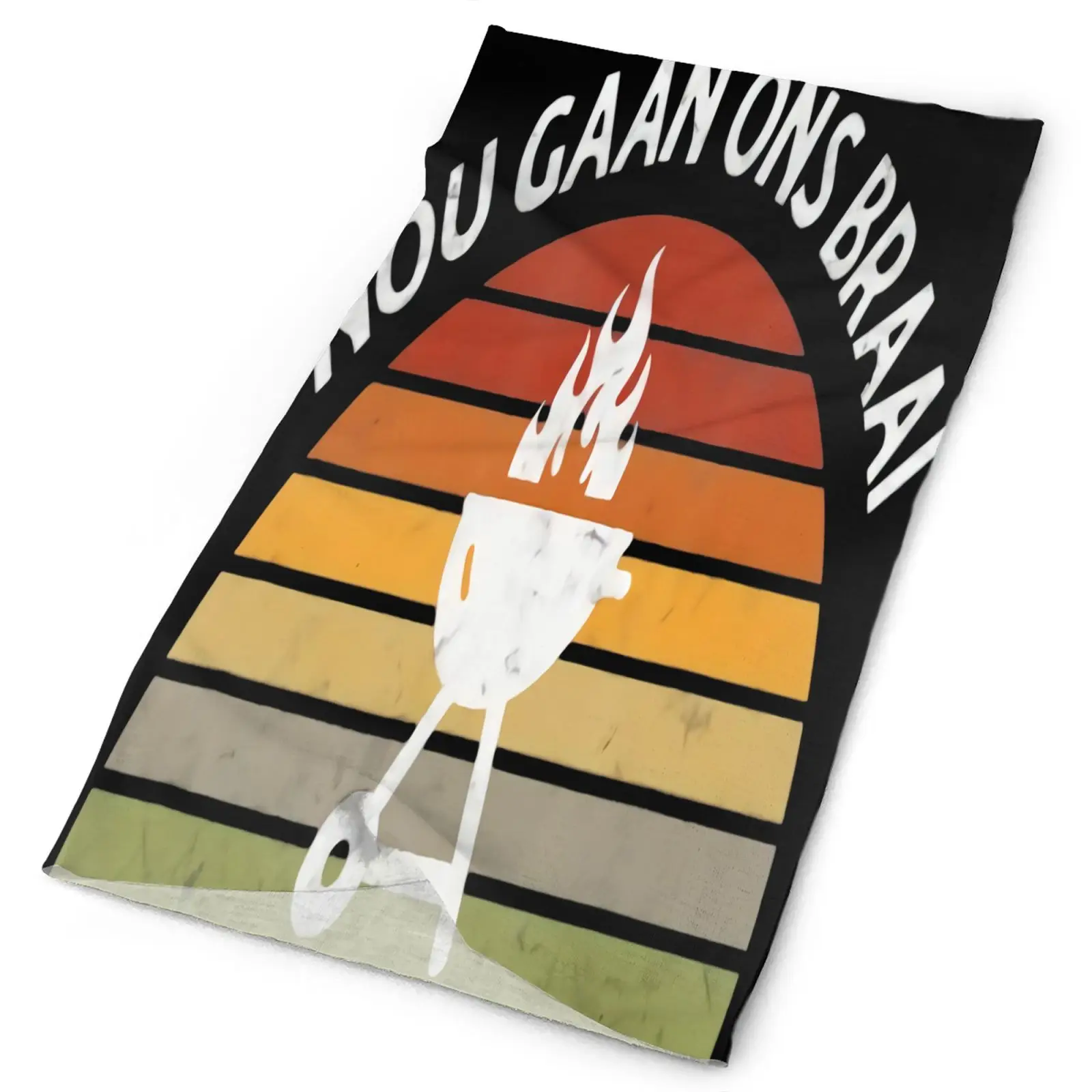 

Nou Gaan Ons Braai South African Men's Bandana Military Snowboard Scarf Kaffiyeh Tactic Scarf Men's Neck Buff Fashion Mask Ski