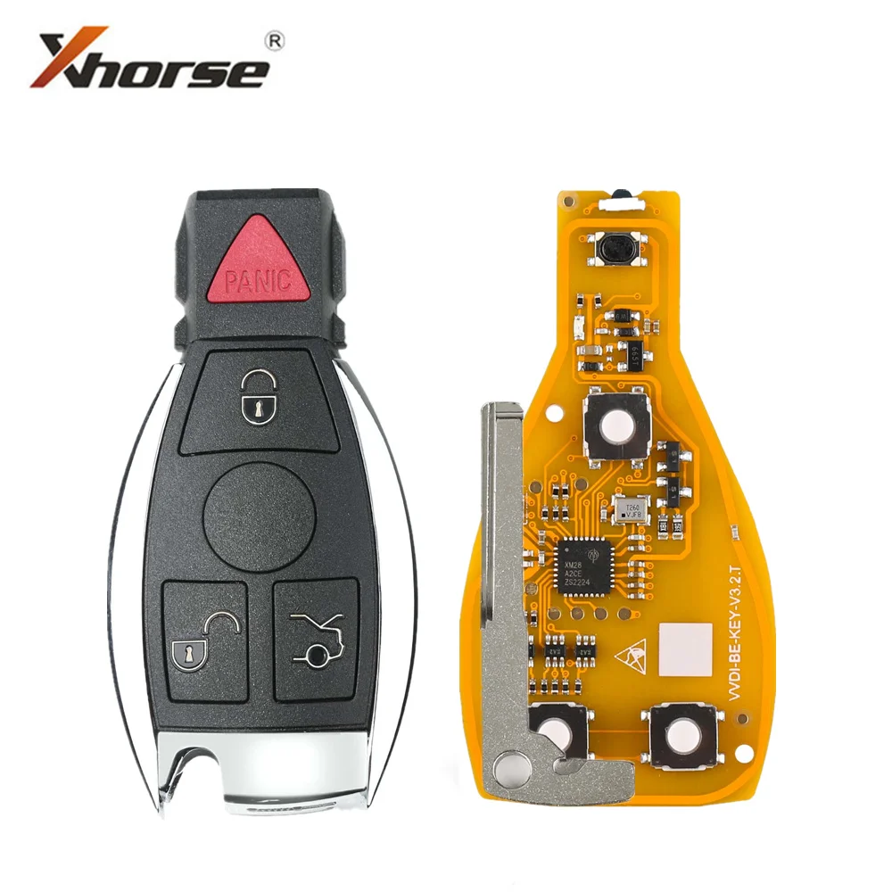 

Xhorse VVDI V3.2 BE Key BGA Дистанционный Смарт-брелок для Mercedes Benz W203 W204 W205 W210 W211 W212 W221 W222 BGA NEC