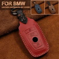 handmade leather remote key cover car key wallet case fit for bmw f30 f31 f34 f10 f11 f07 f20 f25 f26 z4 x1 x3 x4 m1 m2 m3 m4