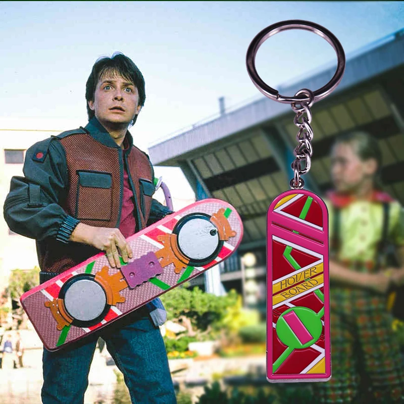 Keyring Time Travel Sci-fi Movie Fans Cool Accessories