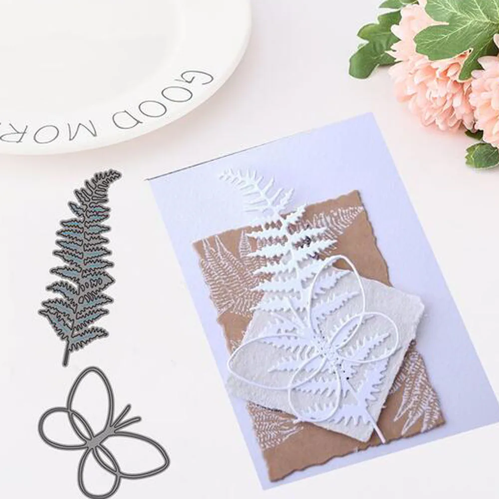 Набор Металлических Штампов Для Высечки - Узоры В Виде Звезды Сердца Дерева