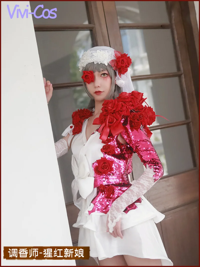 

Костюм невесты Vivi-Cos с персонажем игры V Vera Nair, милый женский костюм для косплея на Хэллоуин, ролевая игра вечерние карнавал, Новинка