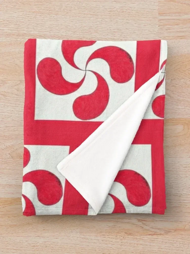 Одеяло из мягкой фланели с баской крест-lauбаланру