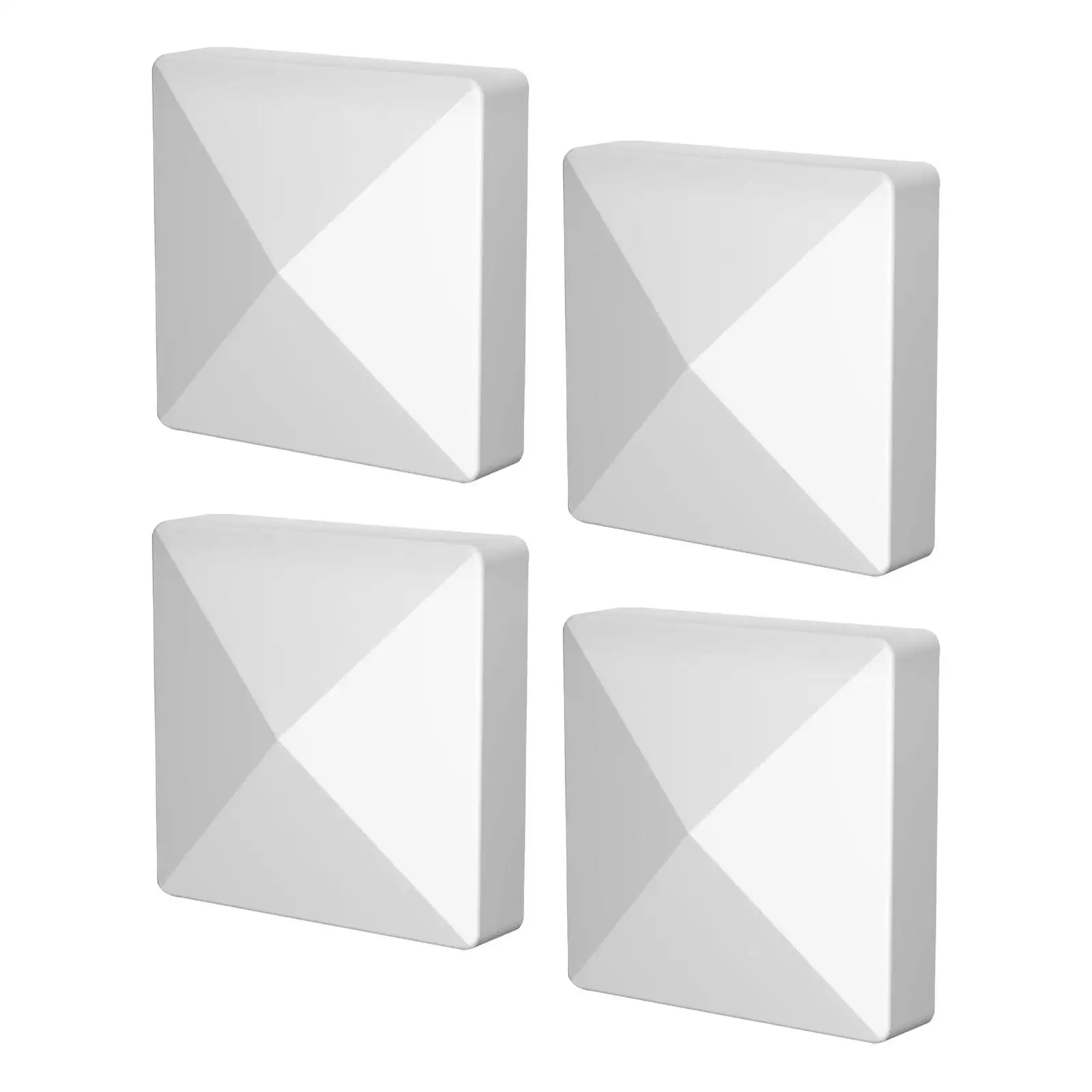 4 шт. крышки для пирамидальных стоек защитная крышка сменная Крышка верхние