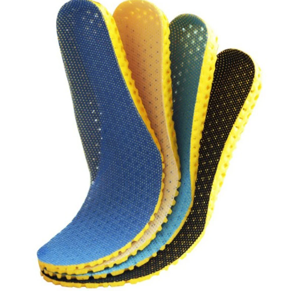 

1Pair Memory Foam Insoles For Shoes Sole Mesh Deodorant Breathable Cushion Running Insoles For Feet Man Women Orthopedic Insoles
