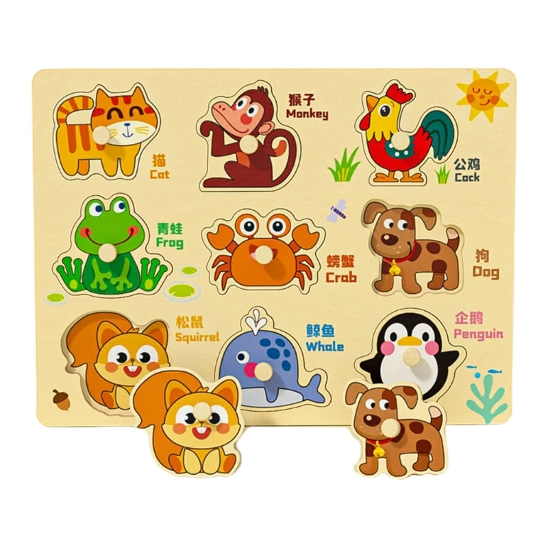 

Kids Puzzle Toy for Toddler Hand-Eye Coordination Fine Motor Skills Toy E65D