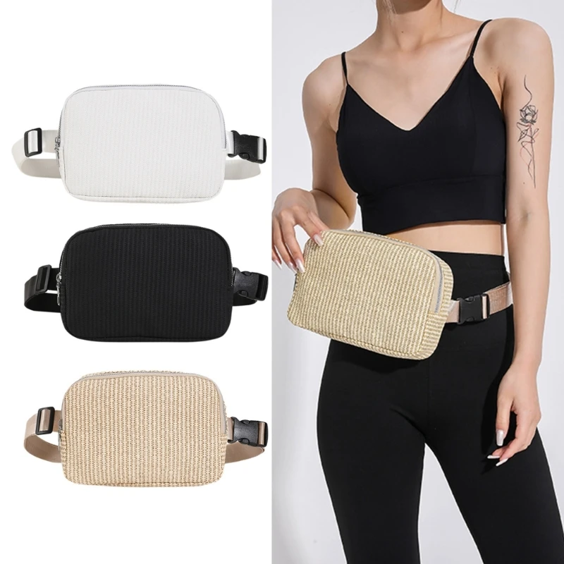 

PU Waist Bag Fanny Pack Travel Sports Bag for Women Girl Crossbody Waist Pack