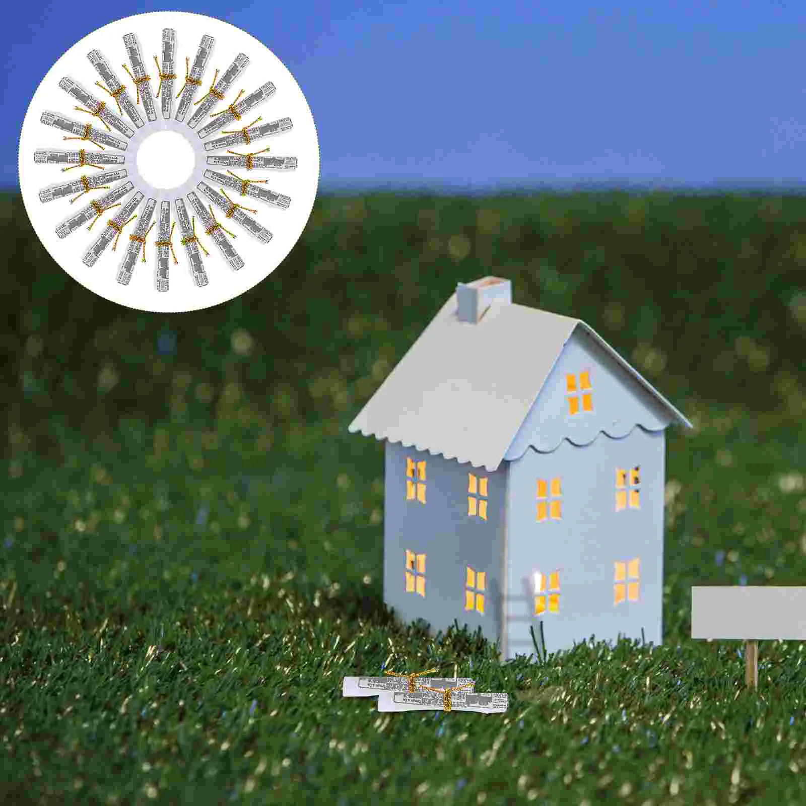 

20 шт., мини-украшения для газет