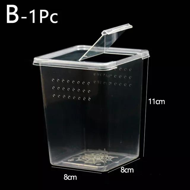 

2022 Cage Hatching Container Rearing Tank for Lizards Terrarium Tortoise Spider Beetle Insect House