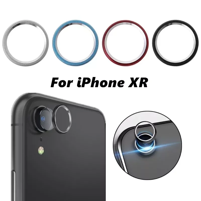 

Металлическое защитное кольцо для камеры для iPhone XR, защитная крышка из алюминиевого сплава для задней крышки объектива, пленка для Iphonexr, защ...