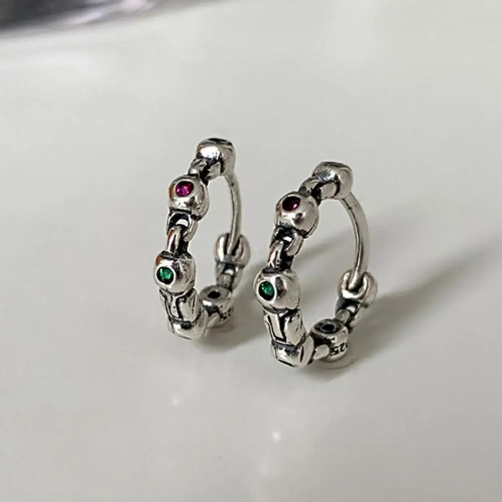 

Stylish Party Earring Circle Temperament Geometric Ear Buckle Earring Ladies Women Earring for Daily Wear