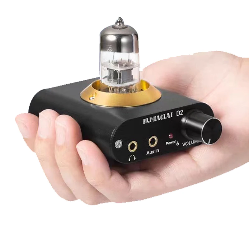 DLHiFi Mini 6N3 Tube Headphone Amplifier 1100Mw 32 Ohm For 8-600ohm With Power Supply |