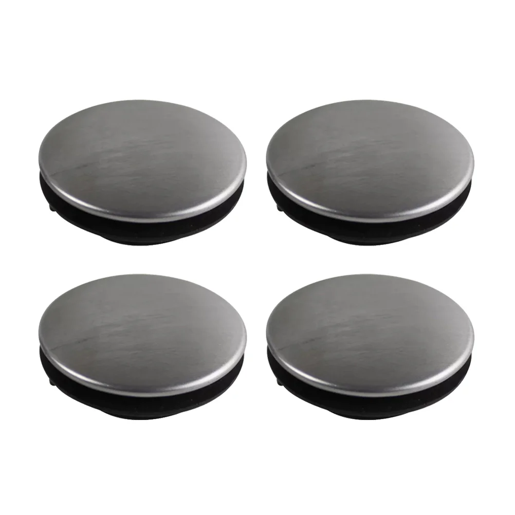 

4 Pcs Countertop Hole Cover Stainless Steel Sink Filter Bathroom Taps Wash Basin Sink Basin Hole Cover