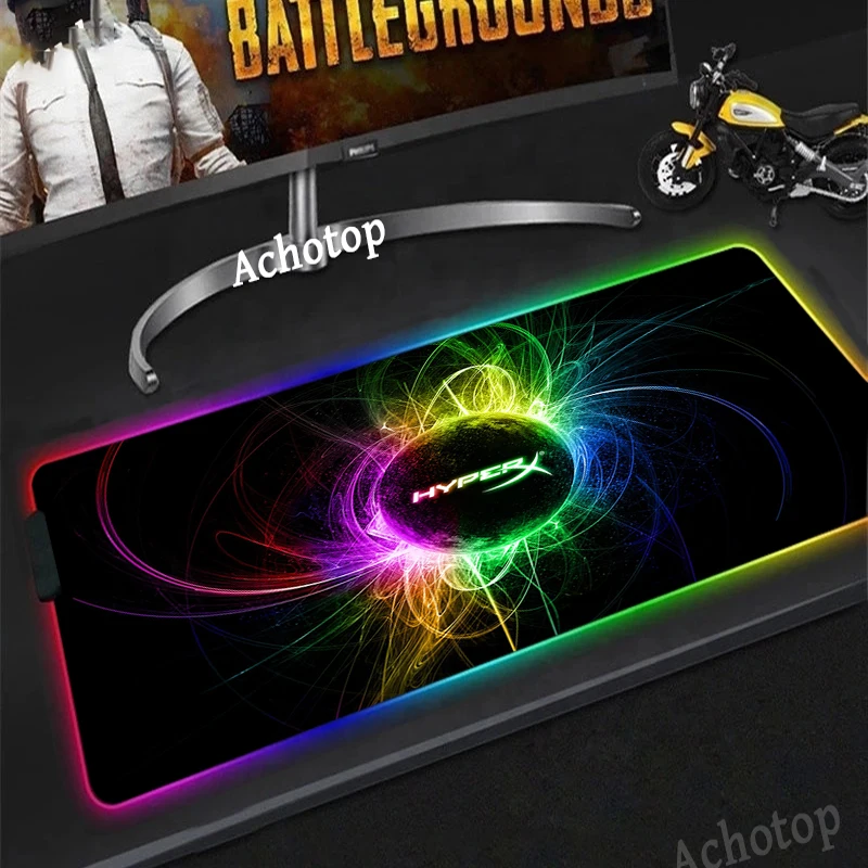 

RGB Large Gamer mouse Pad XL Hyper Keyboard Desk Mouse Mat 900x400cm Carpet Rubber Tapis Souris Gaming Notbook For LOL Mousepad.