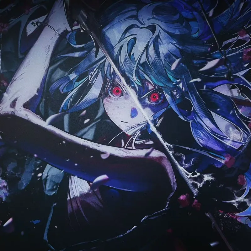 Фото Коврики для мыши из закаленного стекла Dysphoria на заказ SAYO Anime ESports игровой коврик для мыши большой размер настольный коврик FPS игровой коврик для мыши 490x430 мм №1