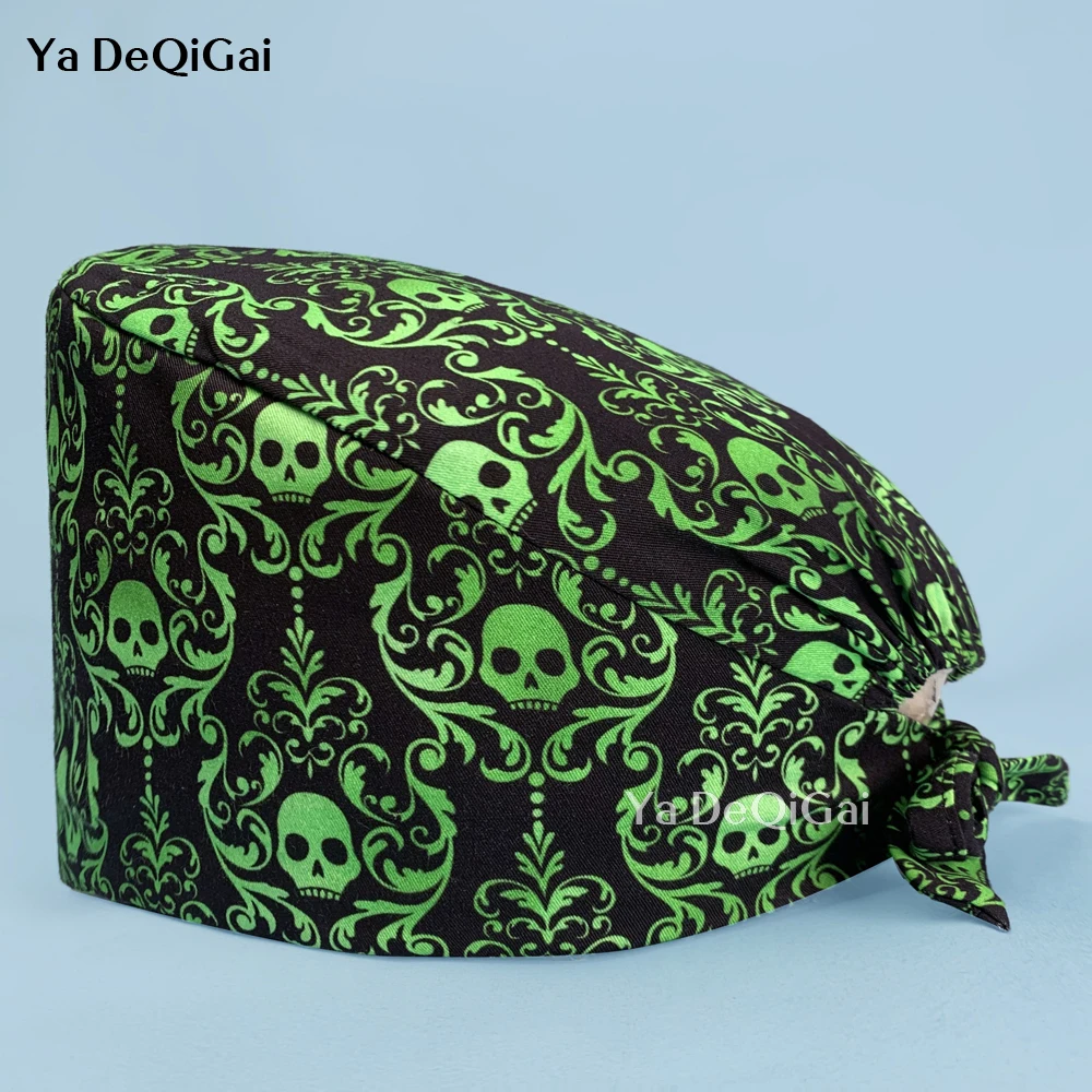 

Разноцветные Регулируемые Рабочие шапочки унисекс, стоматологические, больничные, медицинские, хирургические, медсестры, рабочие шапочки ...