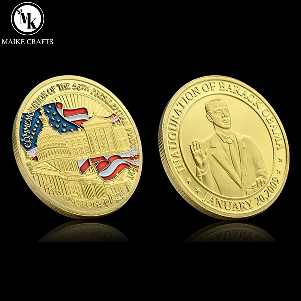 

Памятная монета Барака Обамы