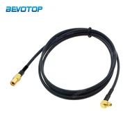 mmcx cable rf mmcx female to mmcx male 90%c2%b0 right angle plug connector rg174 pigtail rf coaxial cable extension cord jumper