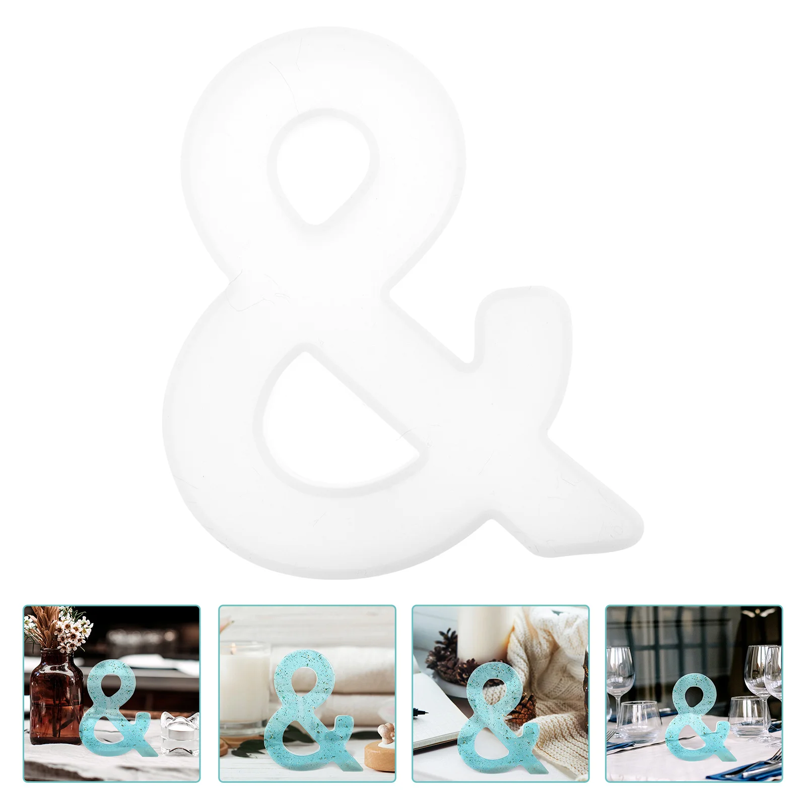 

Symbol Diy Sign Crystal Silicone Jewelry Making Word Craft Epoxy Lettermark Tools Casting Decorative Model Decoration Capital