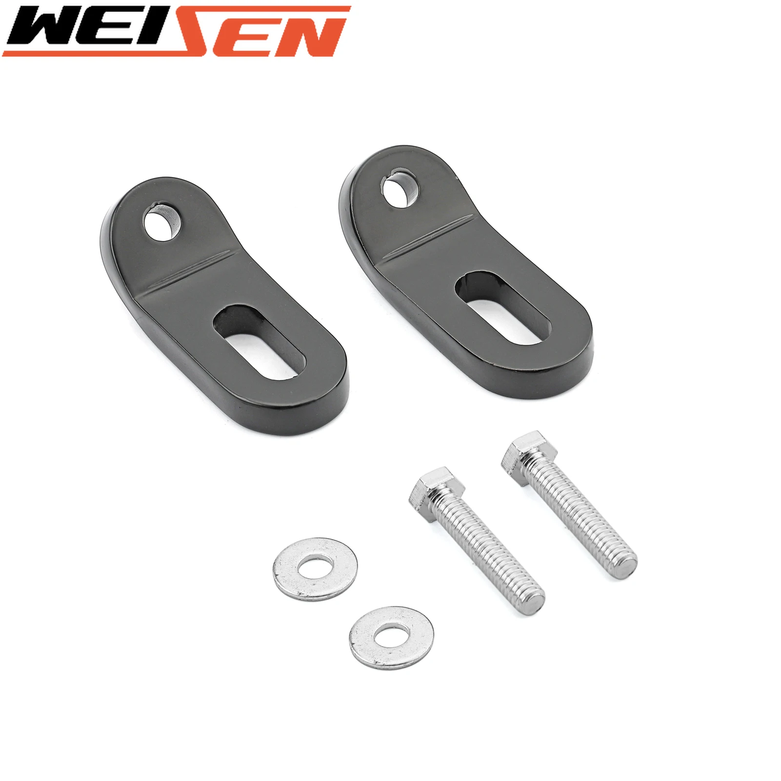 

Front Tank Tab Tie Down Mount Bracket Anchor / Attach Point Steel Motorcycle Gloss Black For Harley 1996-2021 Touring Models