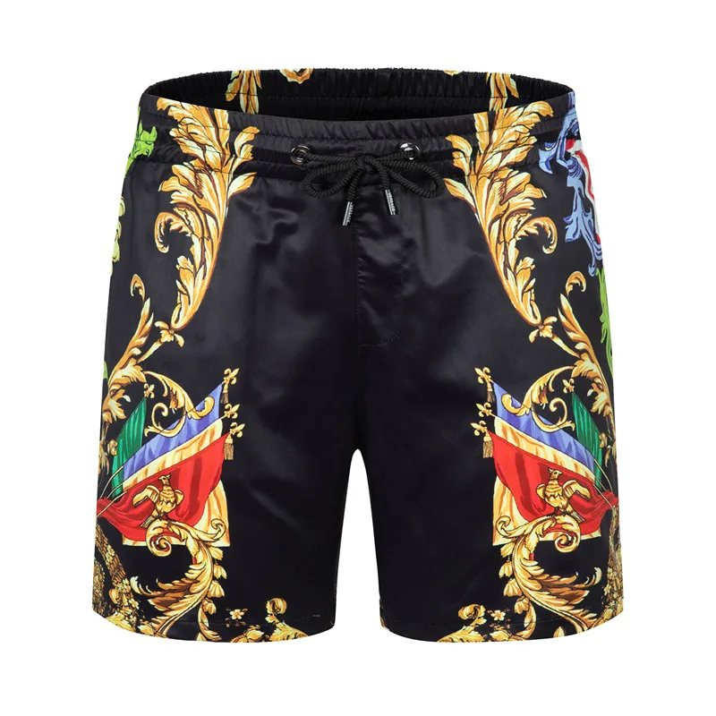 

New Men's Swim Trunks Quick Dry Beach Shorts with Pockets Short Swiming Trunks Swimwear Bathing Suits
