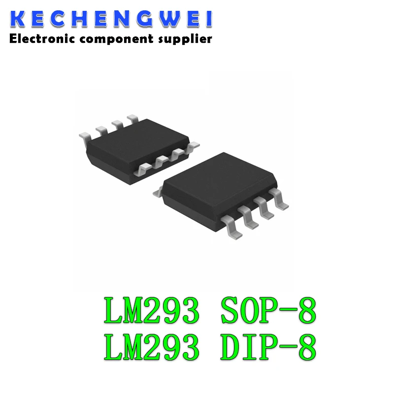 10 шт. LM293P DIP-8 LM293 DIP 293P DIP8 LM293 LM293DT LM293DR sop8 новый и оригинальный