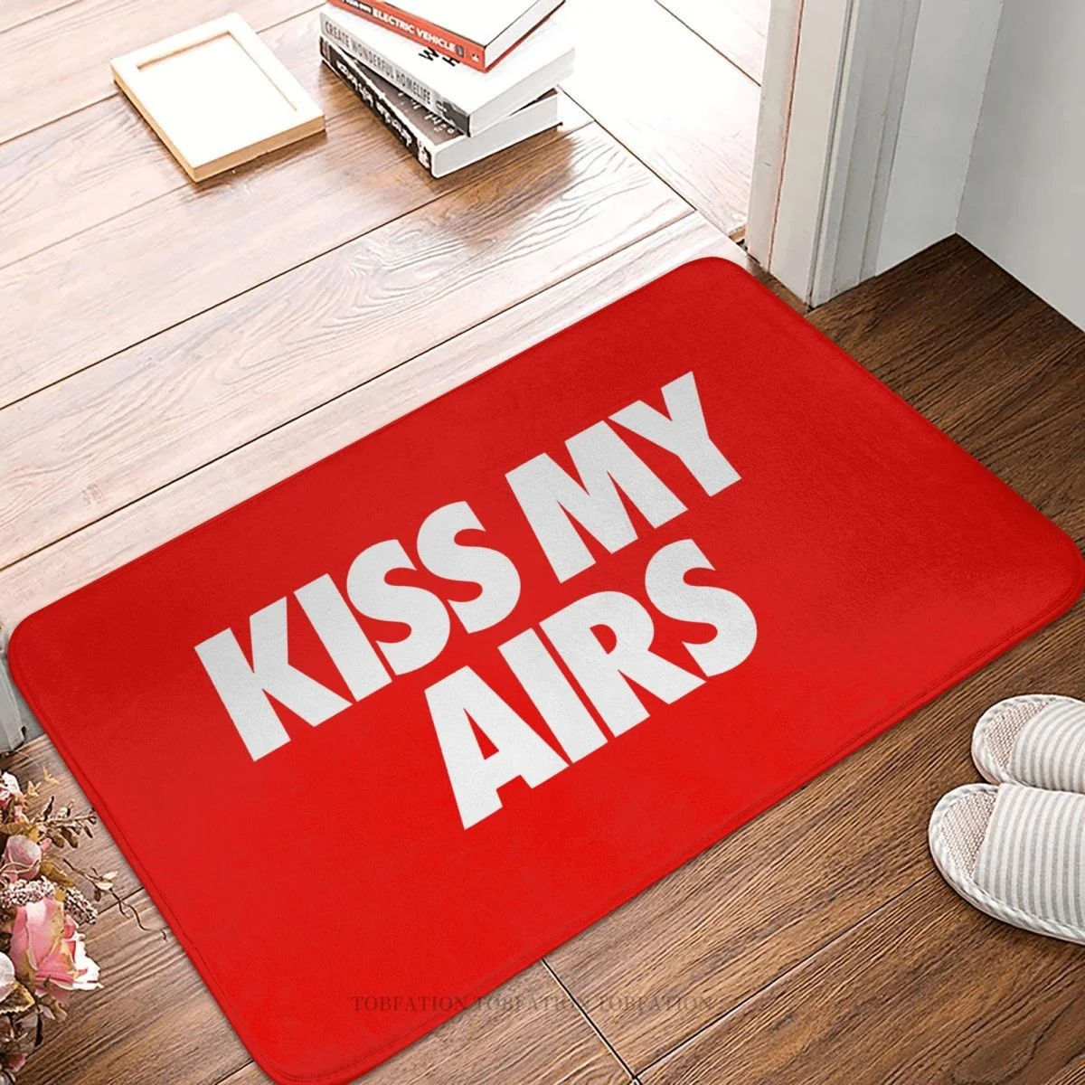 

Kiss My Airs Non-slip Doormat Living Room Mat Red Hallway Carpet Entrance Door Rug Bedroom Decor