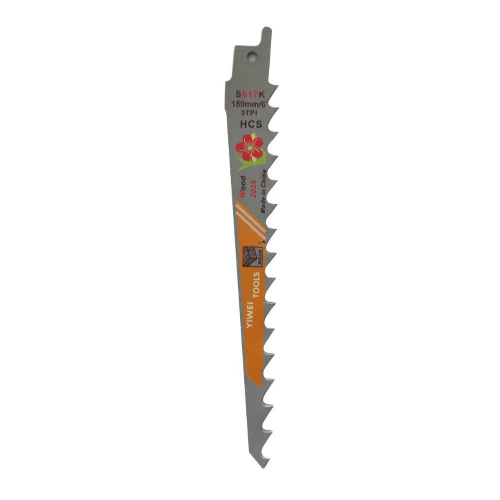

3PCS Reciprocating Bi-metal Saw Blades For Wood Pruning HCS Cutting Heavy Metal Cutting Metal Tube Sheet For-Window Door
