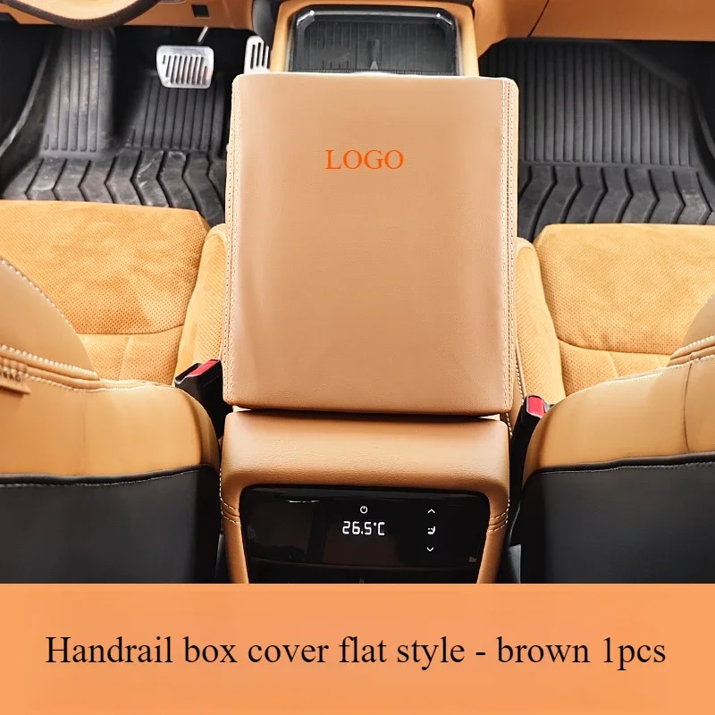 

Кожаный чехол на подлокотник центральной консоли, защита от царапин, защита подлокотника для Mazda EZ6 2025, аксессуары для внутренней отделки