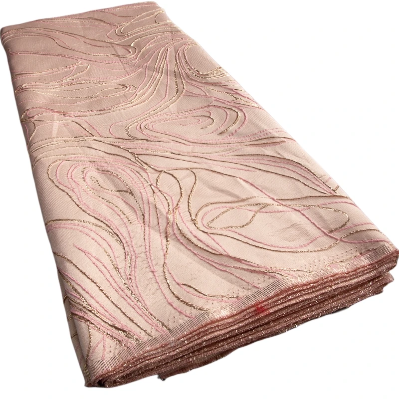 

Kalume Nigerian Gilding Brocade Lace Fabric 2023 High Quality African Jacquard Lace for Sewing Women Wedding Party Dresses F3440