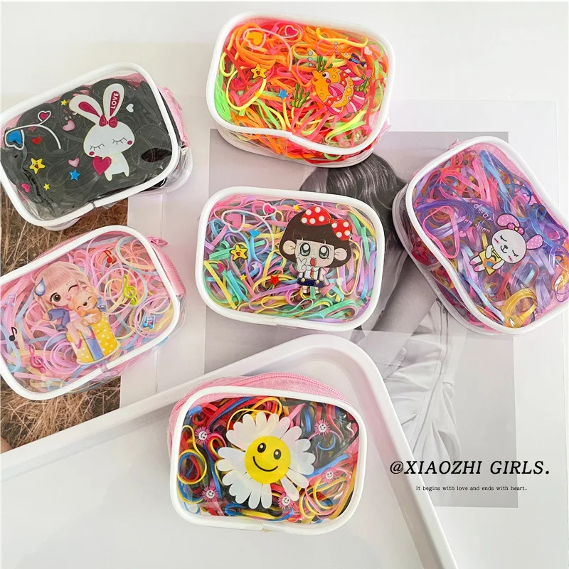 

Baby Hair Ring Baby Does Not Hurt Hair Trumpet Girl Children Disposable Rubber Band Tie Pull High Bullet Rope Hair Accessories