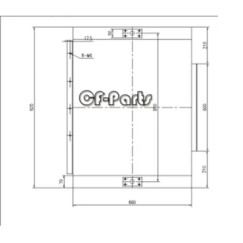 Гидравлический масляный радиатор 17424913 для Экскаватора Volvo EC120D EC140D