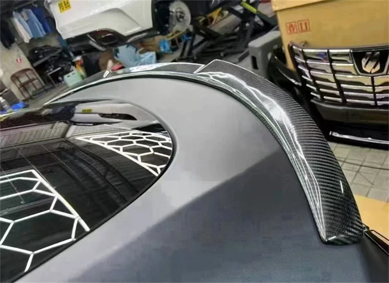 Передний бампер из углеродного волокна задний спойлер диффузор для багажника