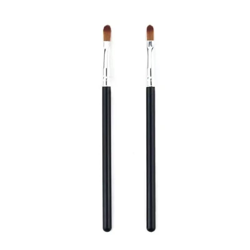 

New 6pcs Makeup Brush Wooden Handle Lipstick Makeup Brush Wands Applicator Spoolers Lip Gloss Makeup Tool Soft 2022