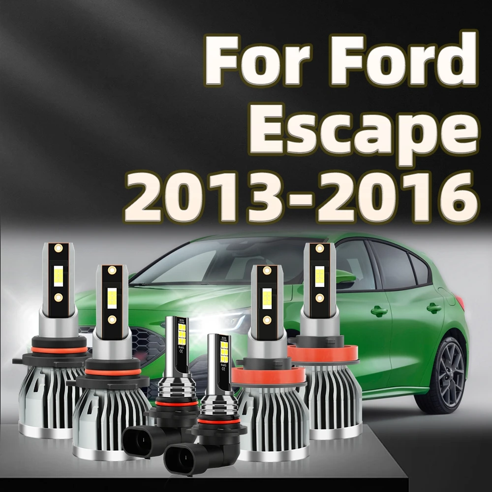 H11 9005 Auto Lamps 9145 Fog Light Kit For Ford Escape 2013 2014 2015 2016