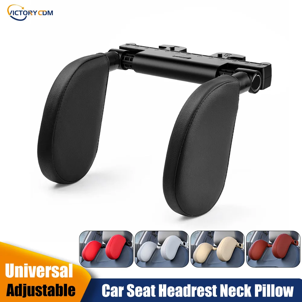 

Adjustable Car Seat Headrest Pillow Head Support Pillow Car Interior U -Shaped Pillow Travel Sleeping Cushion For Kids Adult