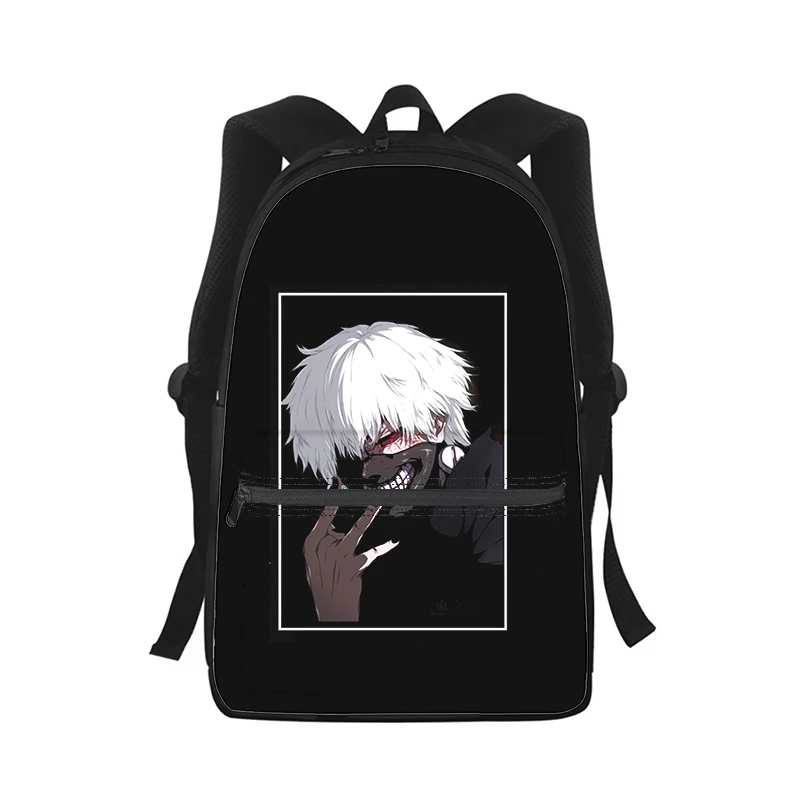 Anime Tokyo Ghouls Men Women Backpack 3D Print Fashion Student School Bag Laptop Backpack Kids Travel Shoulder Bag