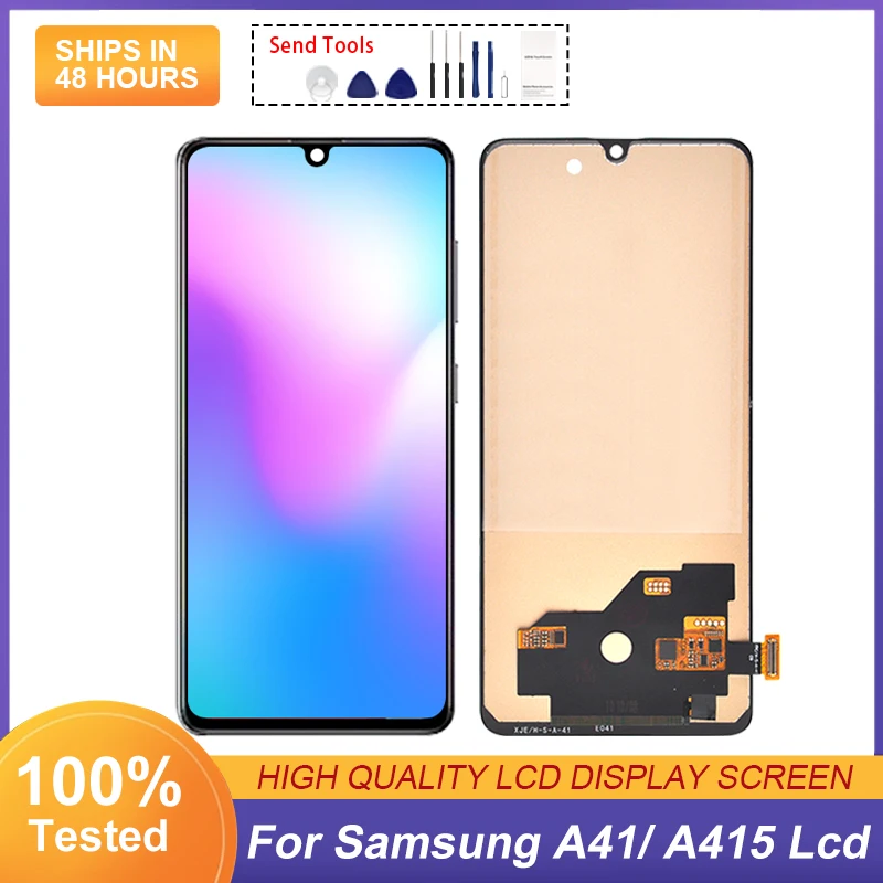 

1Pcs 6.1 Inch A415 Display For Samsung Galaxy A41 Lcd A415F A415F/DS With Touch Panel Screen Digitizer Assembly Free Shipping
