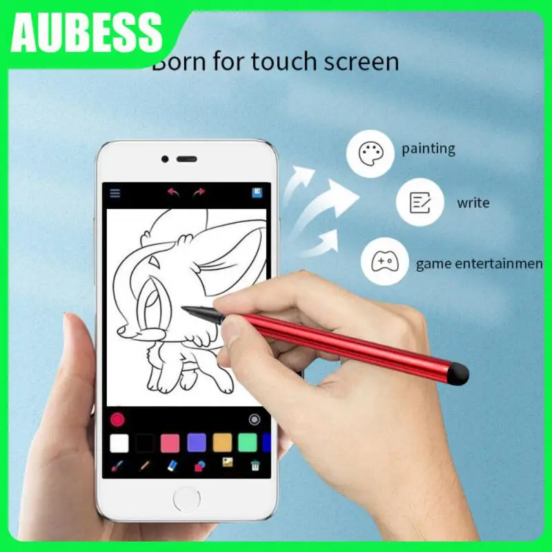 

2 In1 Capacitive Pen Drawing Tablet Touch Screen Capacitive Pencil Universal Ipad Accessories Stylus Pen Touch Pen